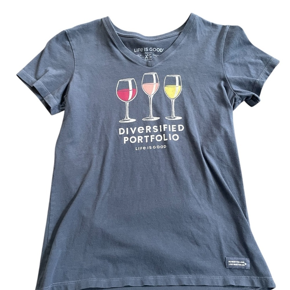 Life is Good Diversified Portfolio T-Shirt-XS